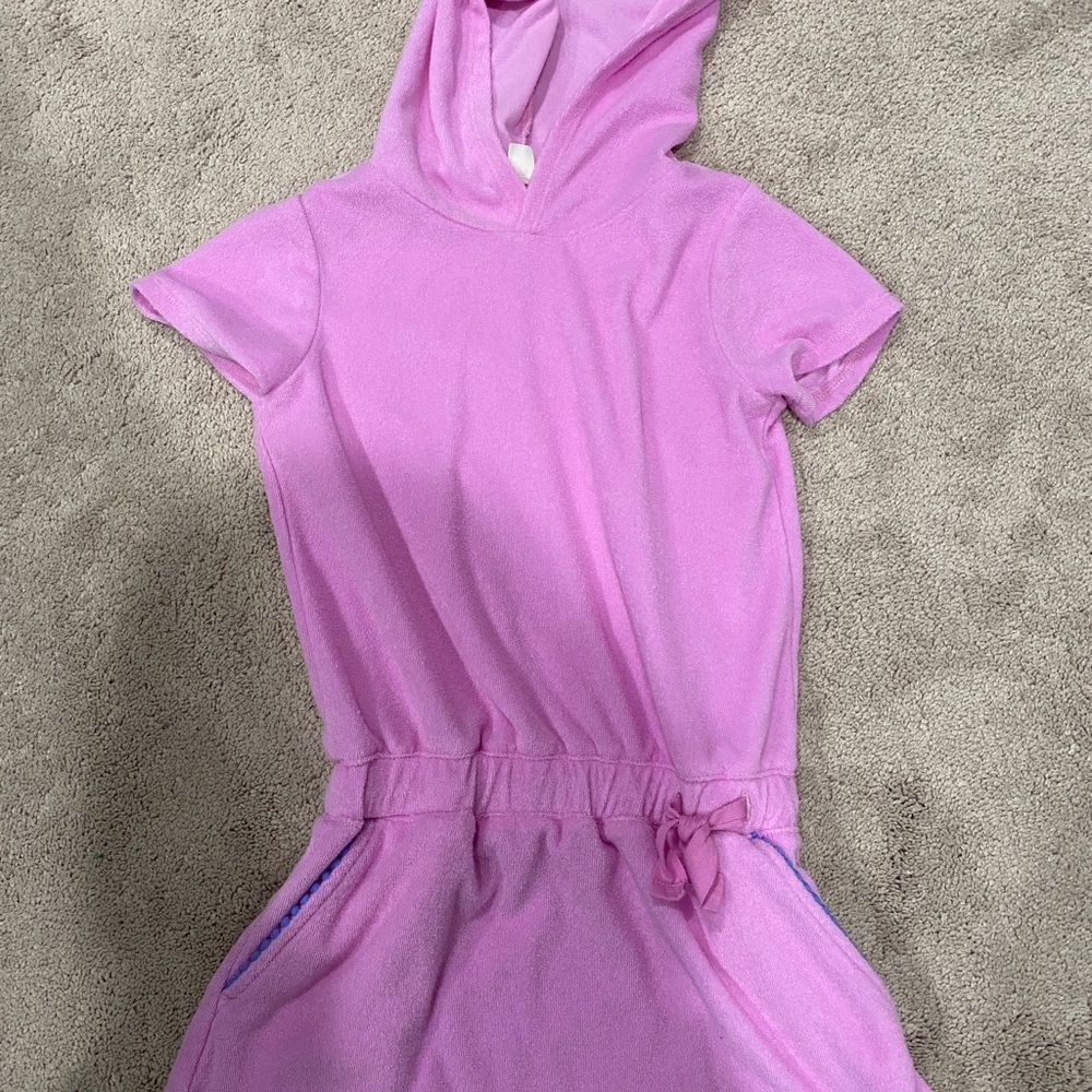 J crew crewcuts pink terrycloth dress